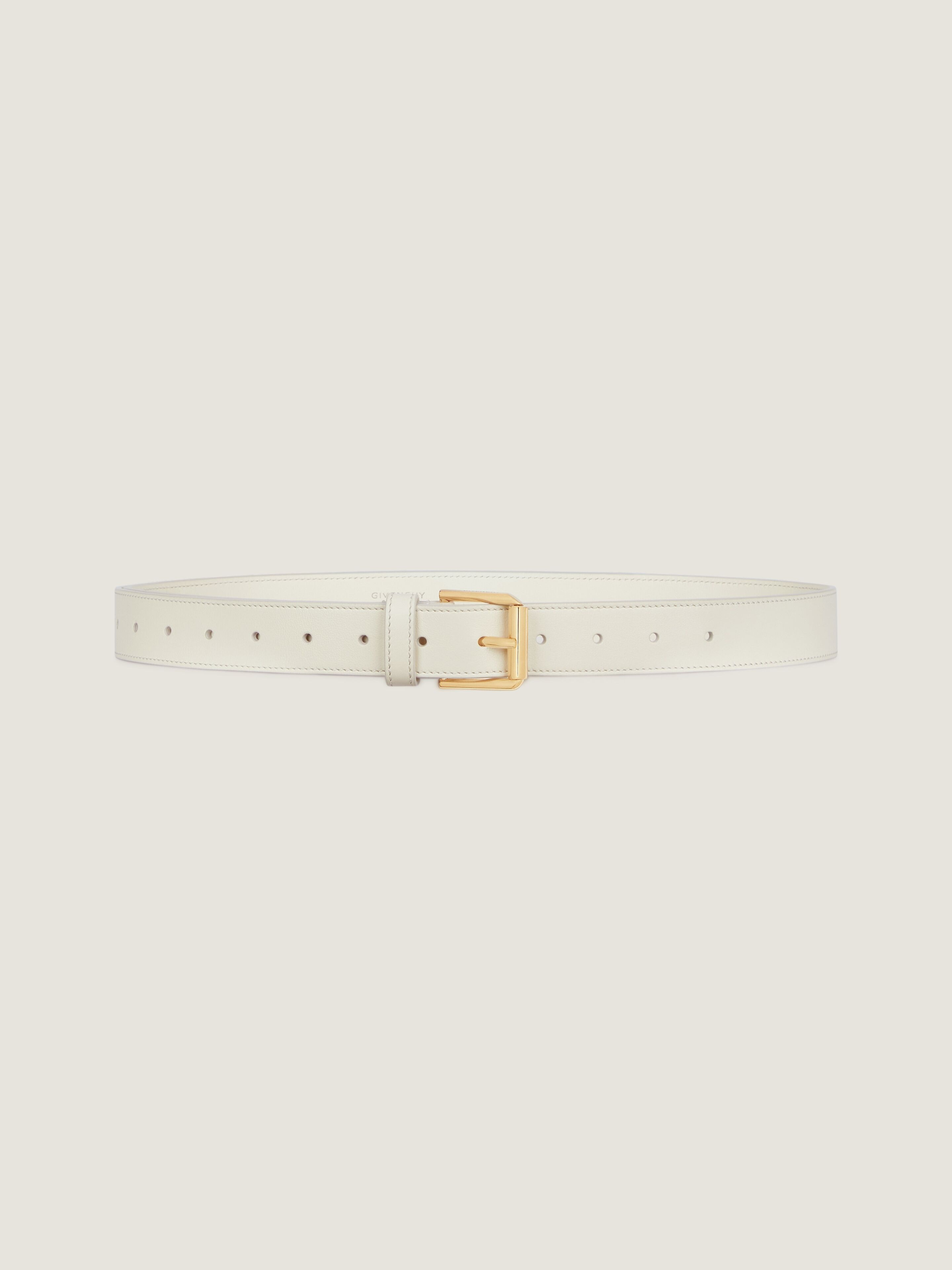Voyou belt in shiny leather